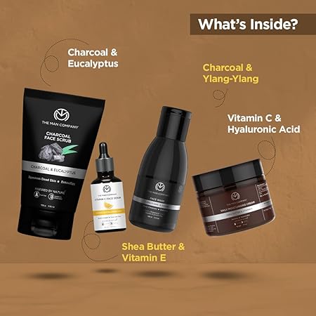 facial kit for men Facial Kit with Vitamin C Serum - Image 2